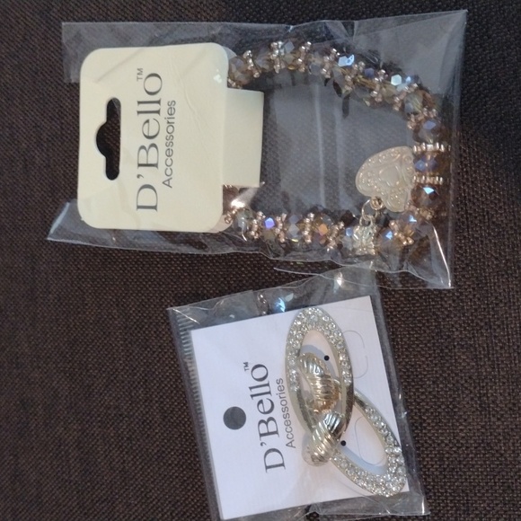 4pc Bundle with earrings and bracelet new - Picture 2 of 10